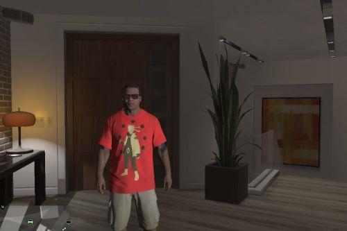 Naruto Ashura mode t-shirt for Franklin
